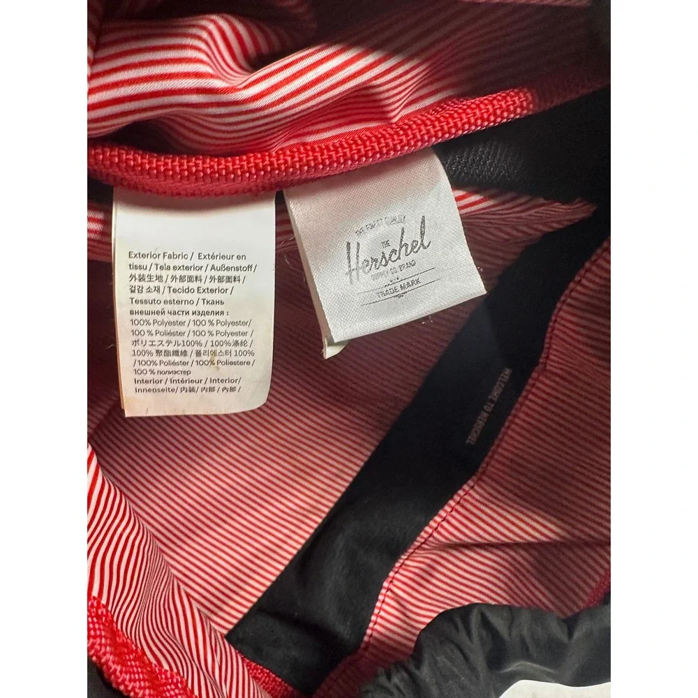 Herschel Supply Co Little America Backpack Black Canvas Laptop Sleeve Rucksack